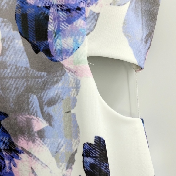 Finders Keepers Atlas Cut‎ Out Purple Rose Dress - Picture 4 of 14